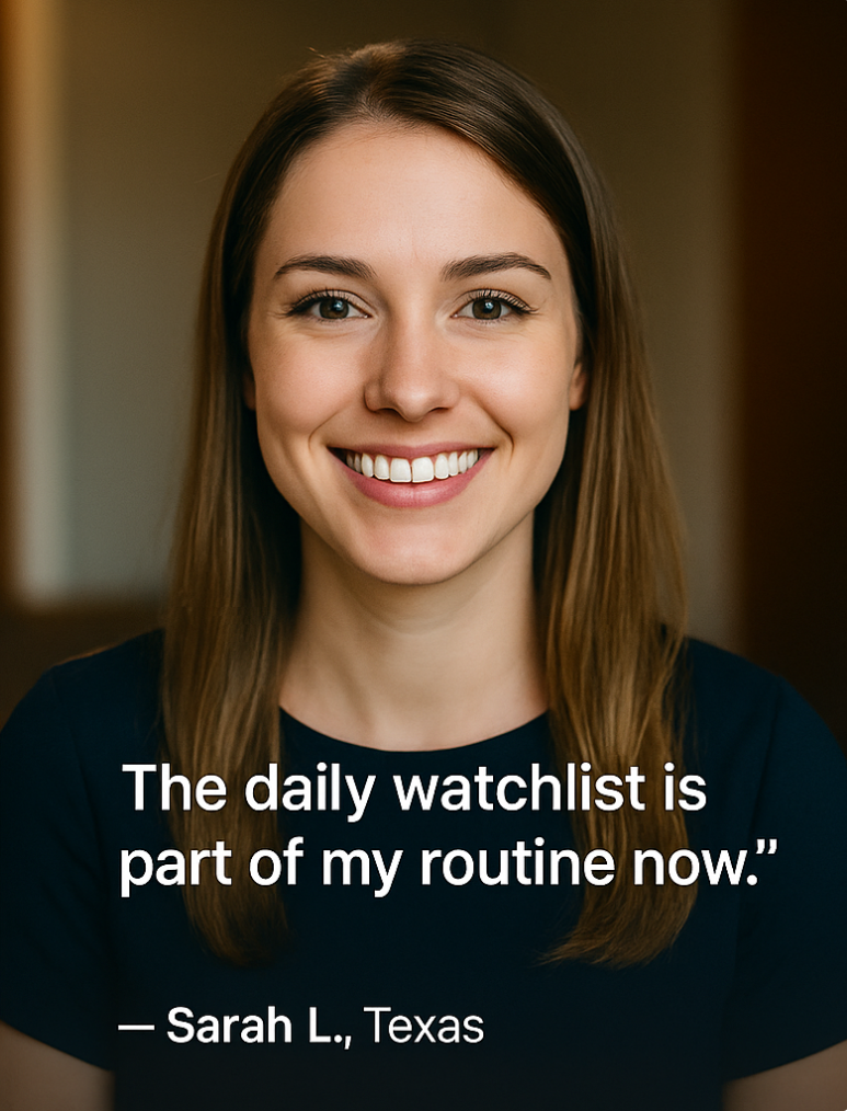 Investor testimonial